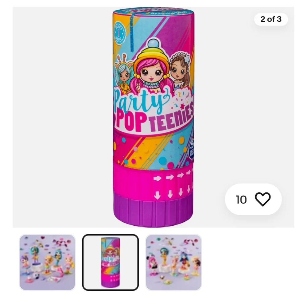 Party Pop Teenies Surprise Popper Doll With Confetti